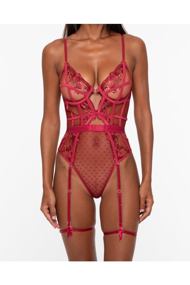 Béatrice Bodysuit, Main, color, Burgundy