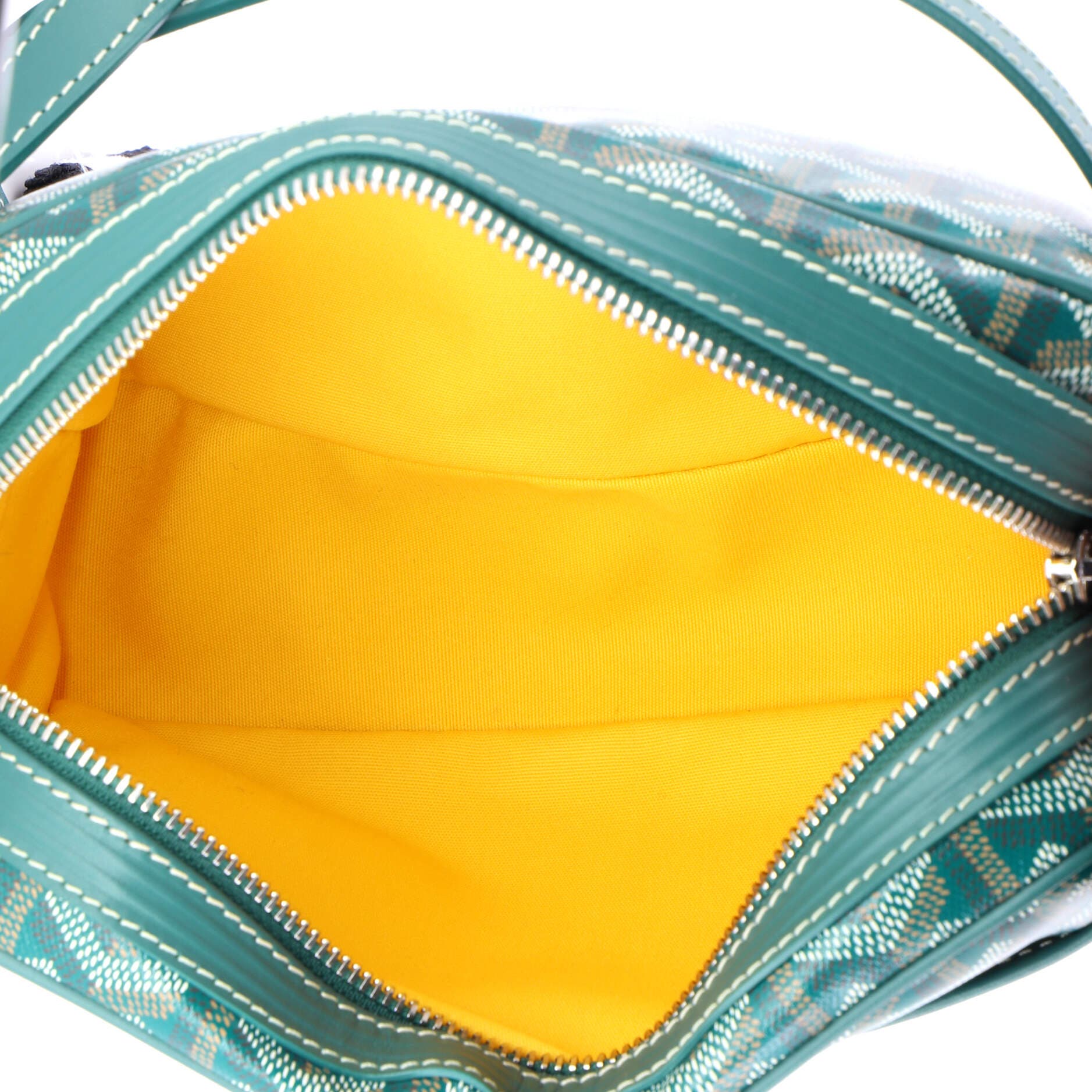 Pre-Owned Goyard Cap Vert Bag Coated Canvas, Alternate, color, Green