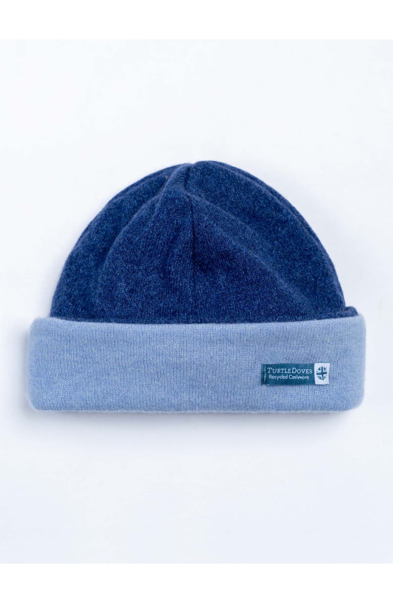 Celtic & Co. Neckwarmer, Beanie And Glove Bundle, Alternate, color, Denim Mix