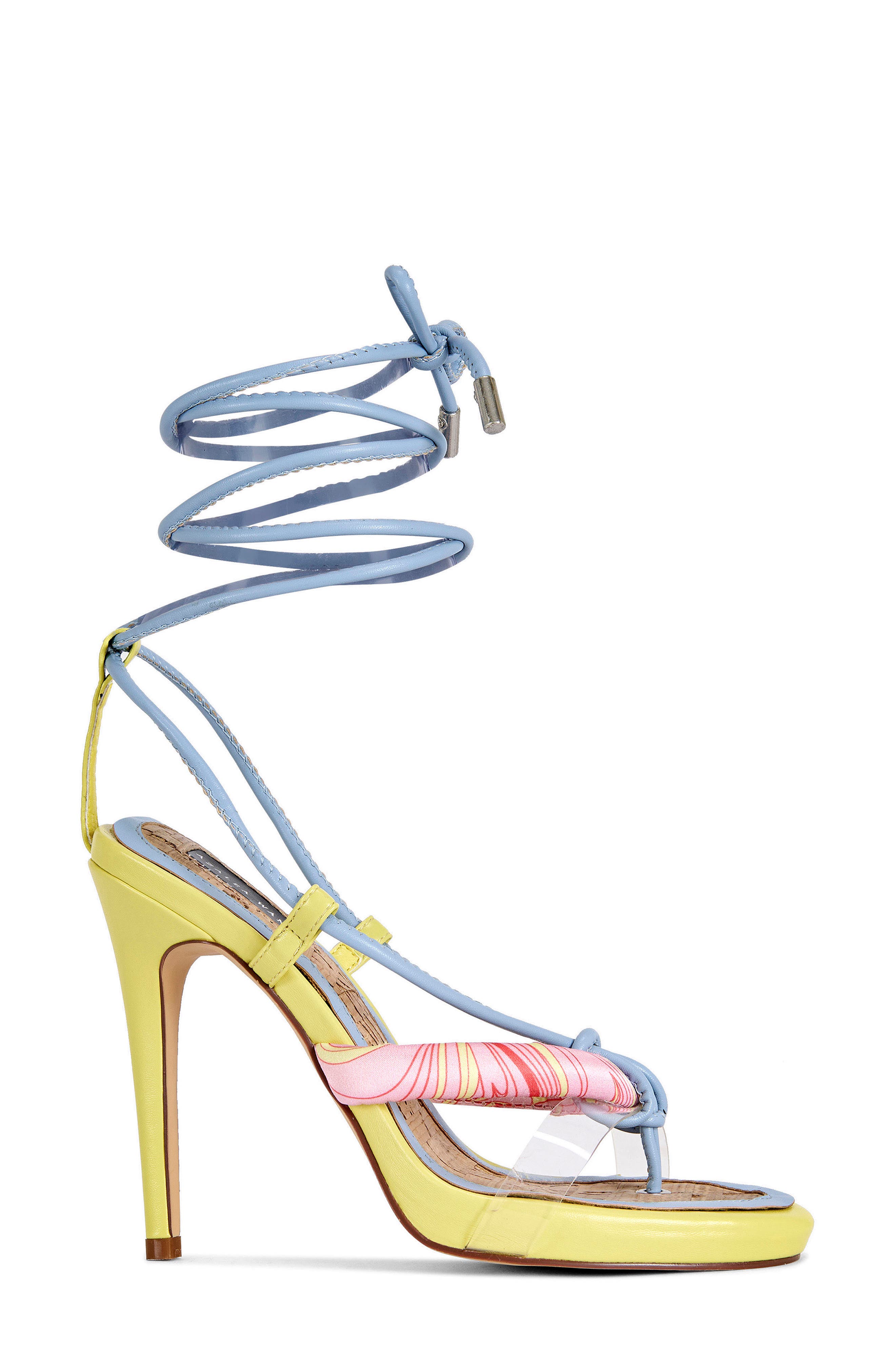 AZALEA WANG Somerset Ankle Wrap Sandal, Alternate, color, 