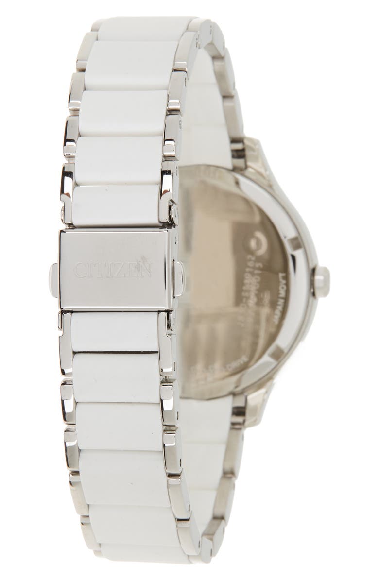 Citizen Drive Silver Dial Bracelet Watch, 36mm, Alternate, color, Silver Tone