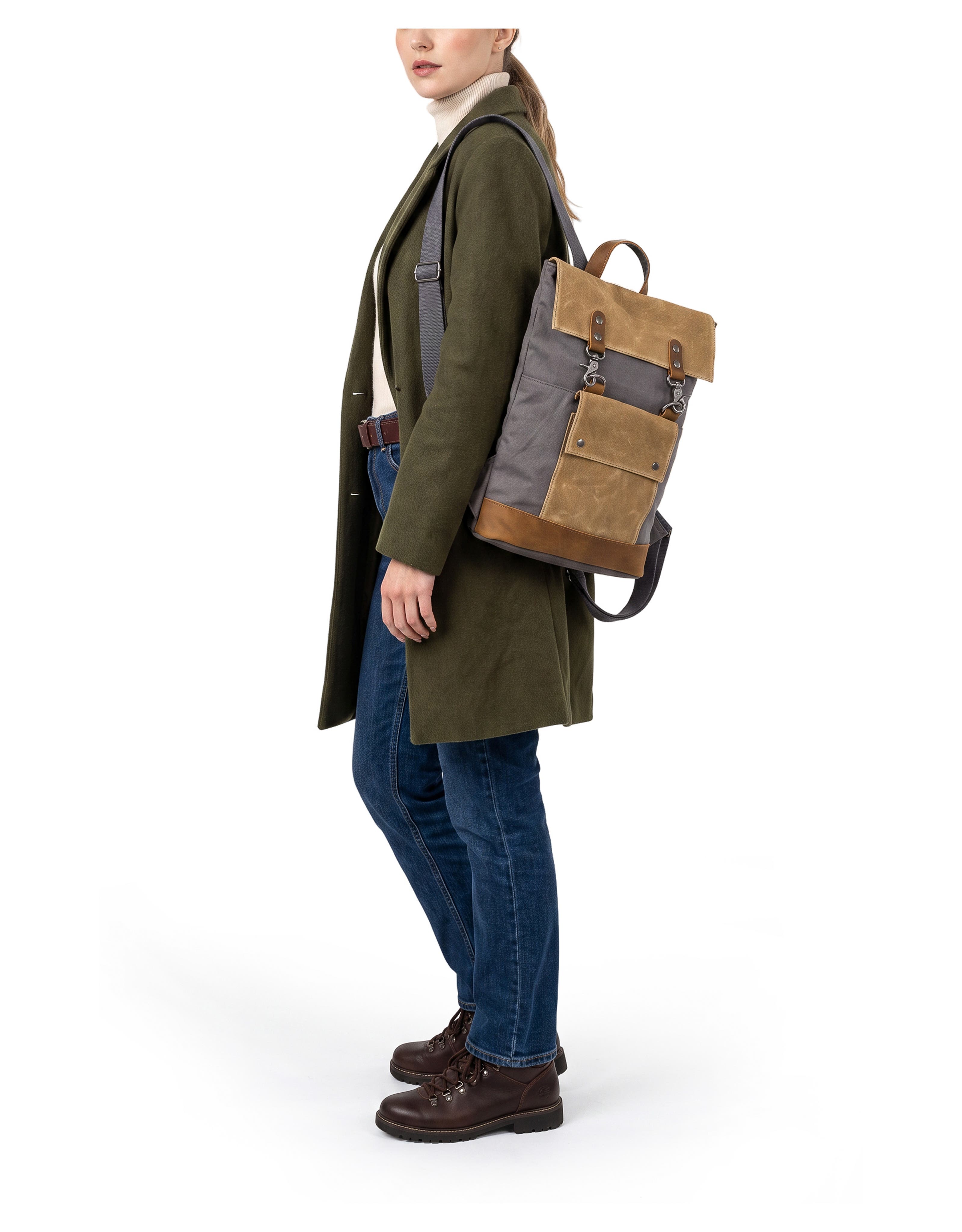 TSD Brand Hillside Canvas Flap Backpack | Nordstrom