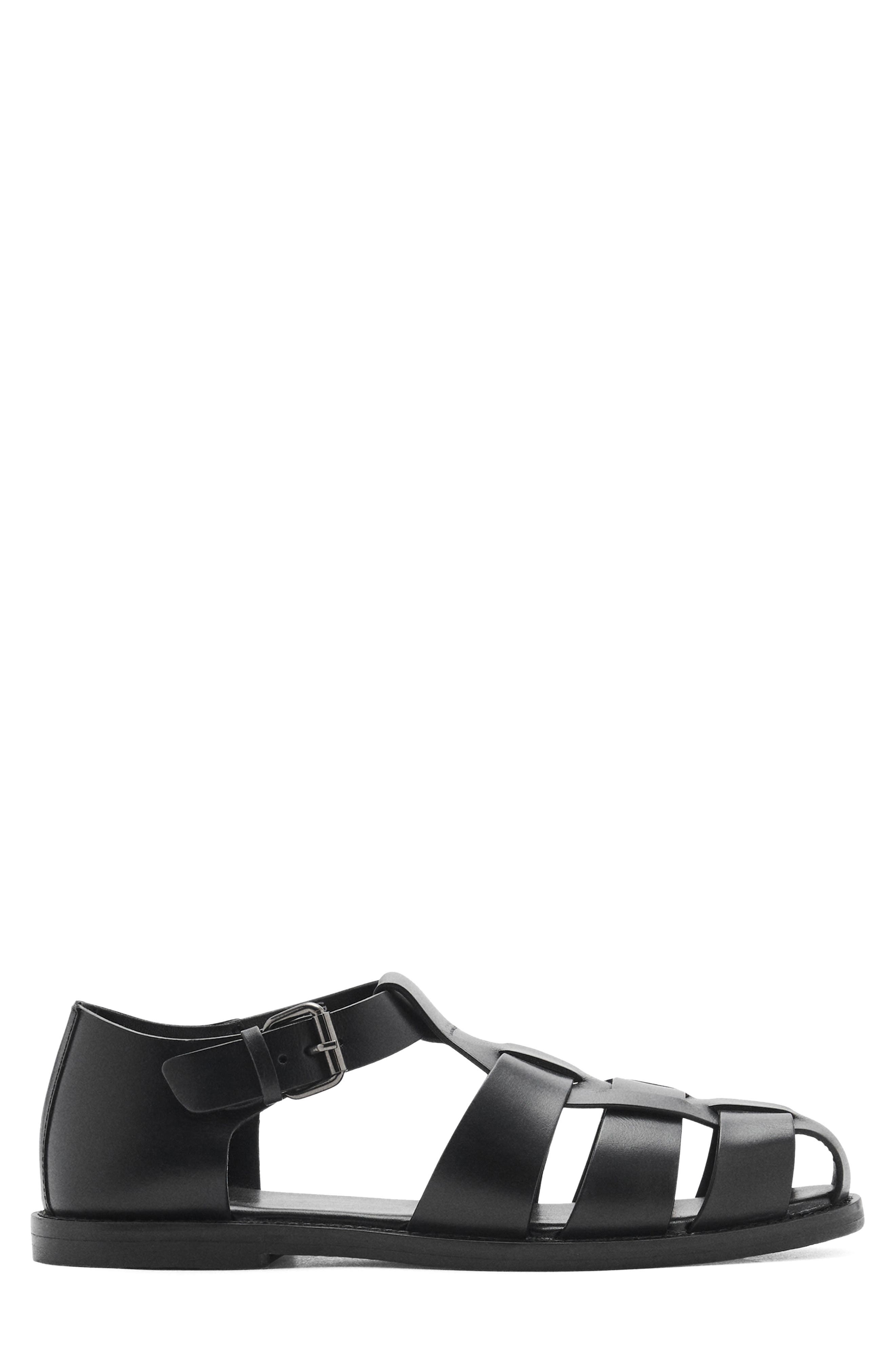 MANGO Fisherman Sandal, Alternate, color, 