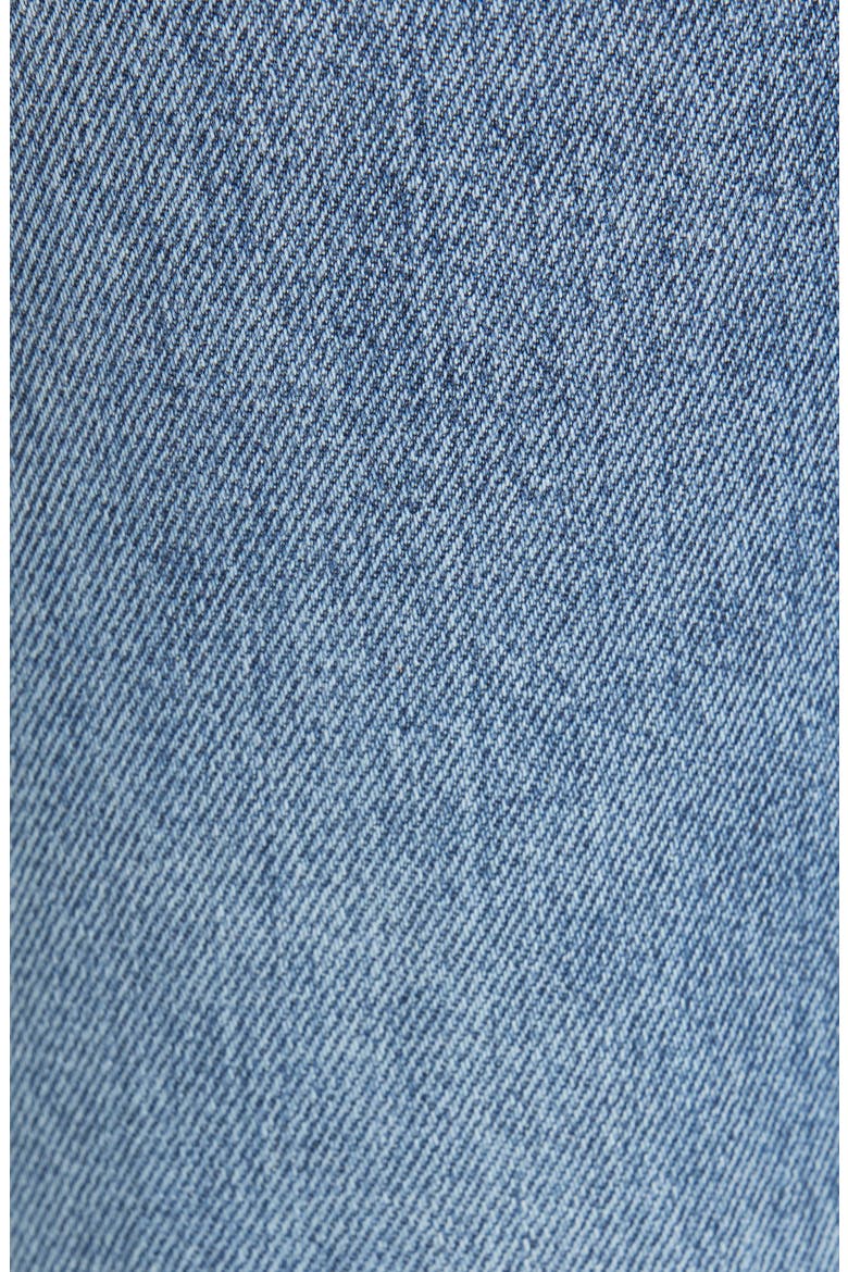 Totême Flair High Waist Flare Crop Jeans, Alternate, color, WASHED BLUE