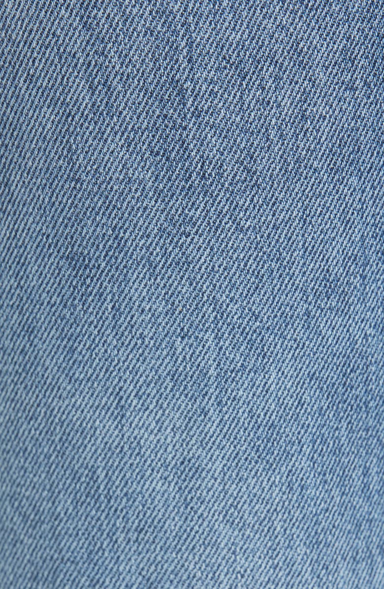 TOTEME Flair High Waist Flare Crop Jeans, Alternate, color, Washed Blue