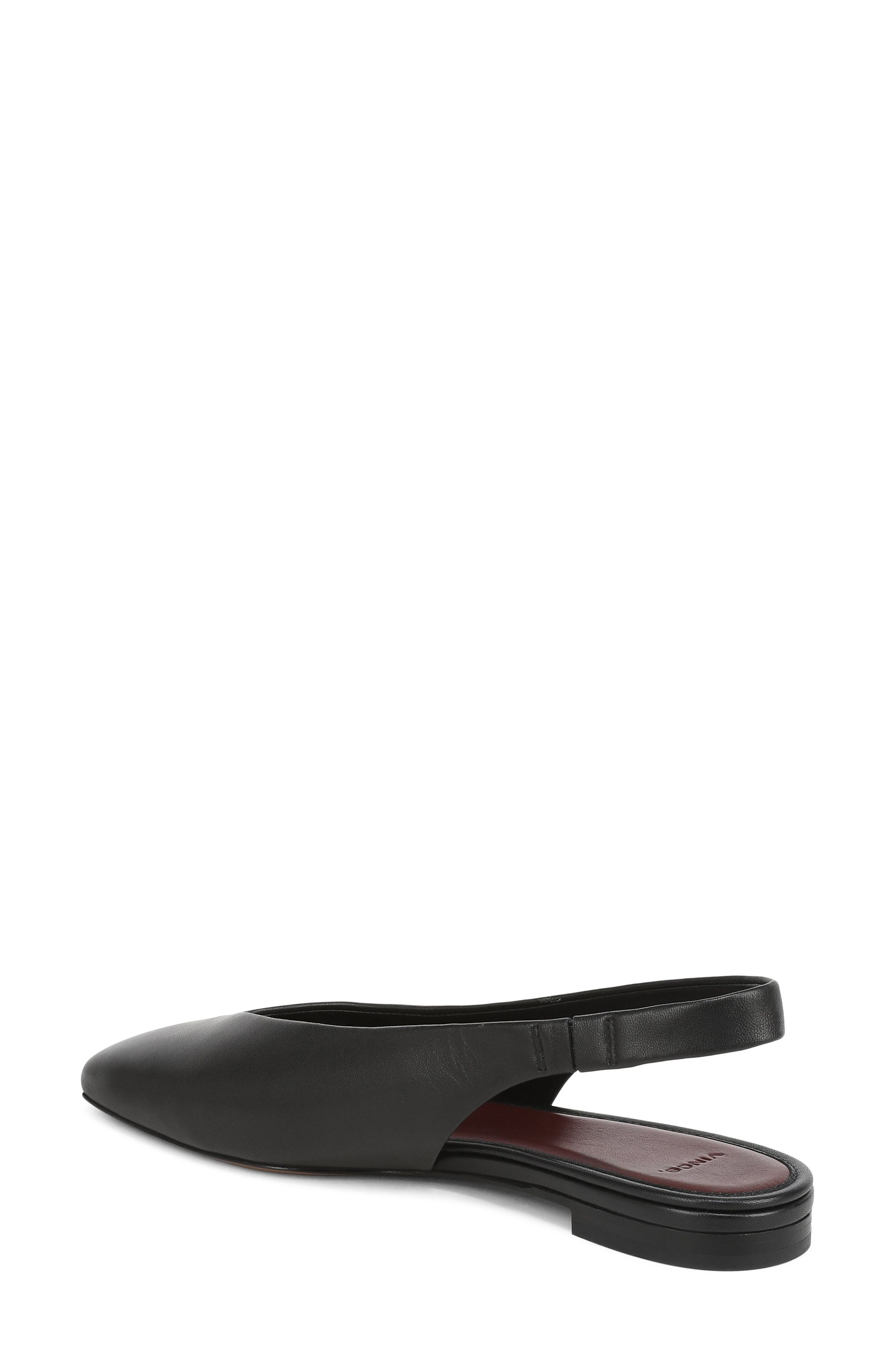 Vince Darlina Slingback Flat, Alternate, color, Black