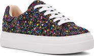 Betsey Johnson Sidny Crystal Pavé Platform Sneaker