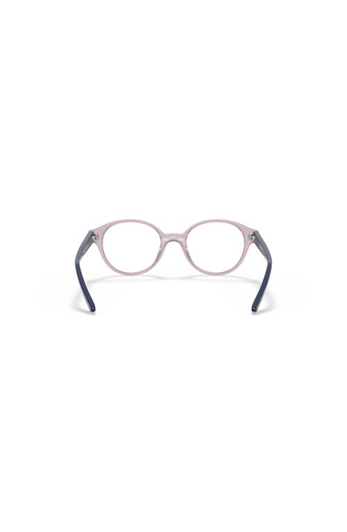 Vogue Eyewear 43mm Oval Optical Glasses In Purple