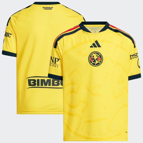 Youth adidas Yellow Club America 2026/27 Home Replica Jersey