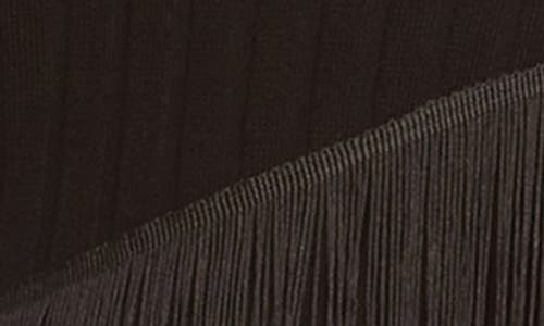 The Good Journey Fringe Trim Mini Dress In Brown
