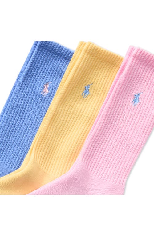 POLO RALPH LAUREN POLO RALPH LAUREN 3-PACK CREW SOCKS
