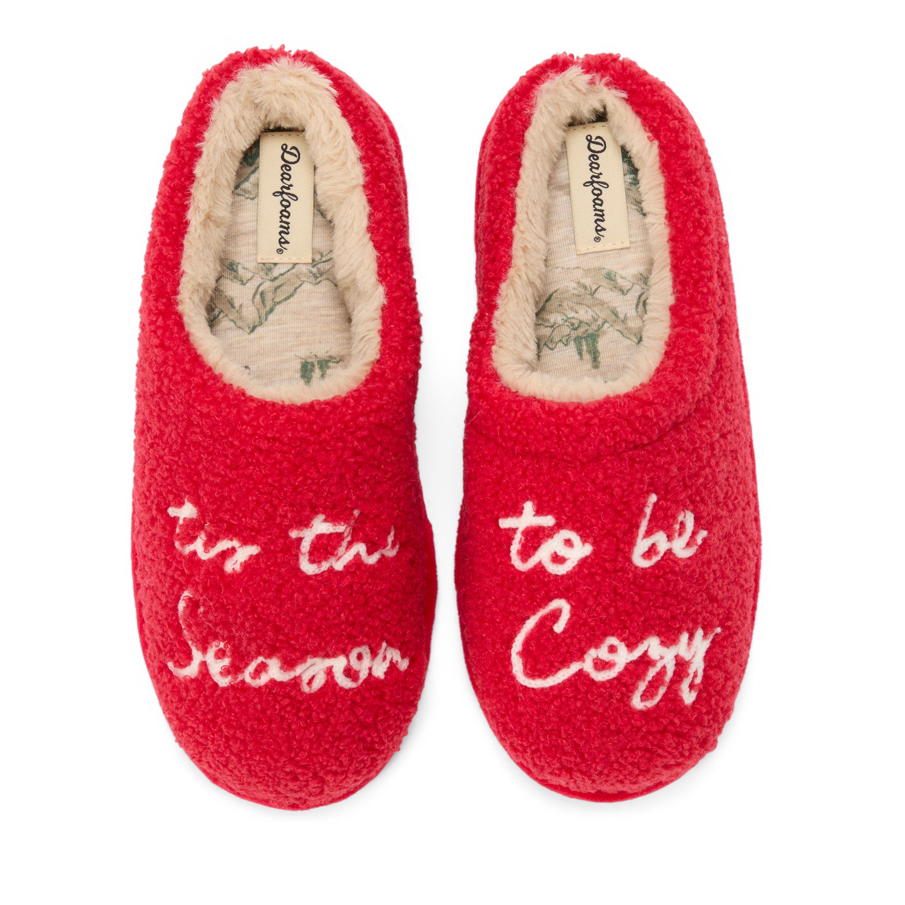Holiday Novelty Clog Slipper, Main, color, FIRE BRICK