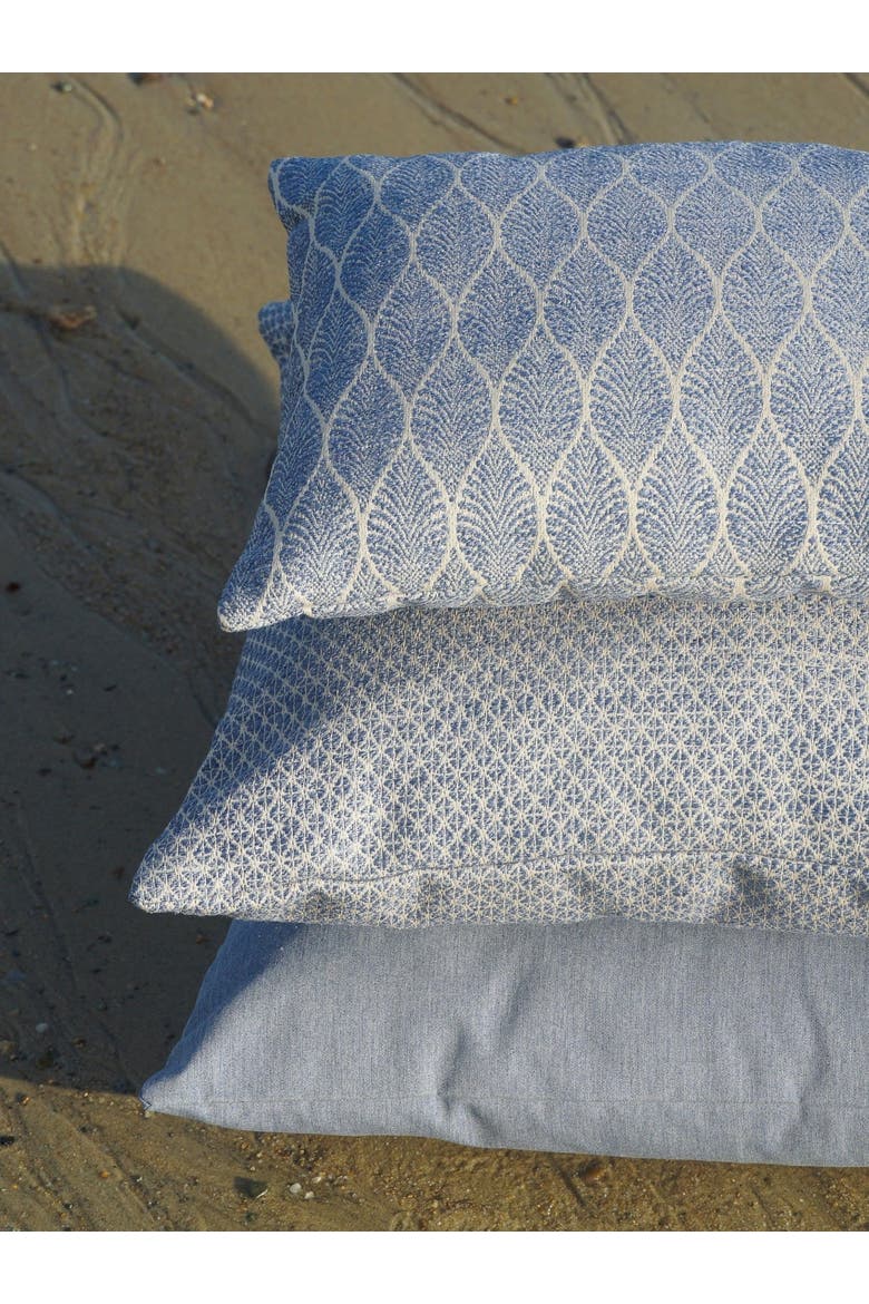 Coastal Breeze Indoor Outdoor Pillow, Alternate, color, Indigo