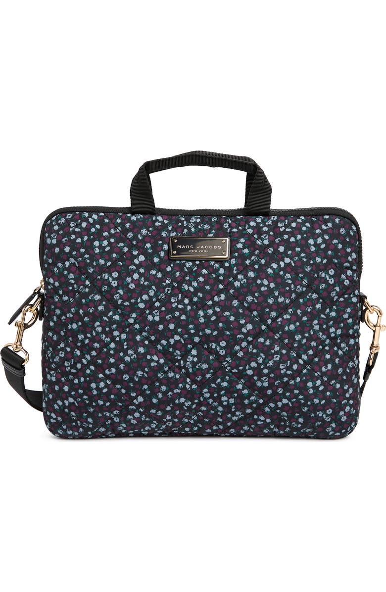 Marc Jacobs Quilted Nylon Cosmetic Printed Bag, Main, color,