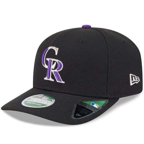 Men's New Era  Black Colorado Rockies Player Replica 9SEVENTY Adjustable Hat
