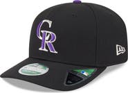 New Era Men's New Era  Black Colorado Rockies Player Replica 9SEVENTY Adjustable Hat