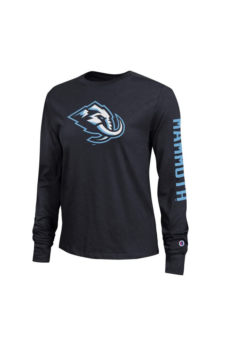 Champion Women's Champion  Black Utah Mammoth 2-Hit Long Sleeve T-Shirt, Alternate, color, Black