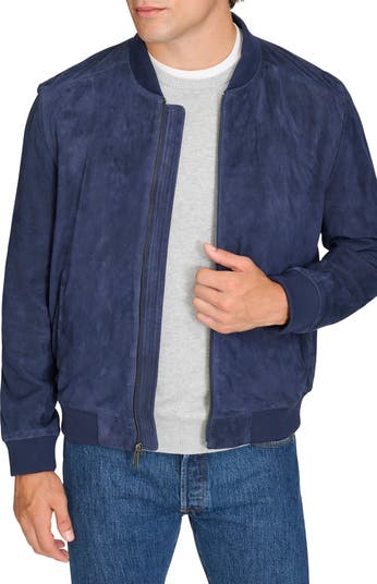 Suede Bomber Jacket