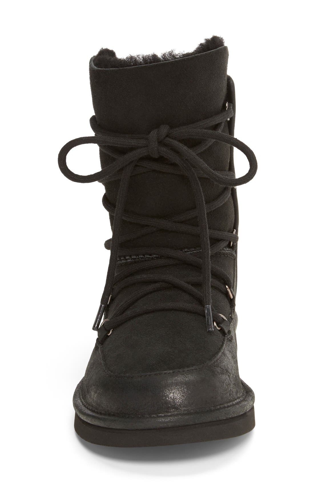 UGG<sup>®</sup> Lodge Water Resistant Lace-Up Boot, Alternate, color, 