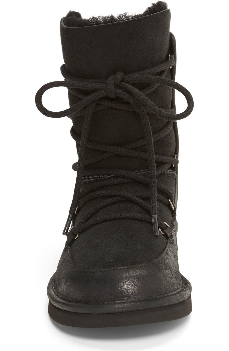 UGG<sup>®</sup> Lodge Water Resistant Lace-Up Boot, Alternate, color,