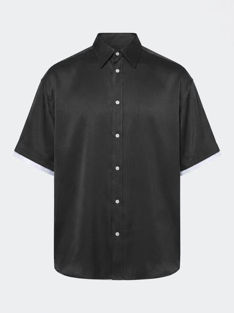 Cupro Double Short Sleeve Shirt