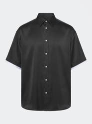 le PÈRE Cupro Double Short Sleeve Shirt