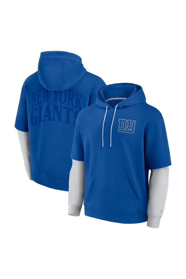 Unisex Fanatics  Royal New York Giants Sleek Elements Pullover Hoodie, Alternate, color, Royal