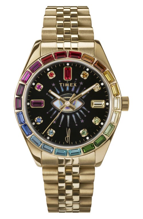 Timex ® X Jacquie Aiche Cosmic Nights Bracelet Watch, 36mm In Gold