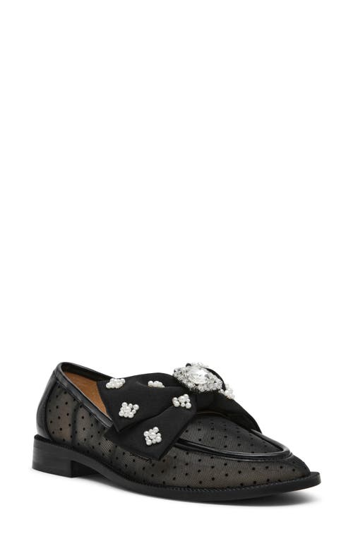 Betsey Johnson Seth Pointed Toe Mesh Flat In Multi