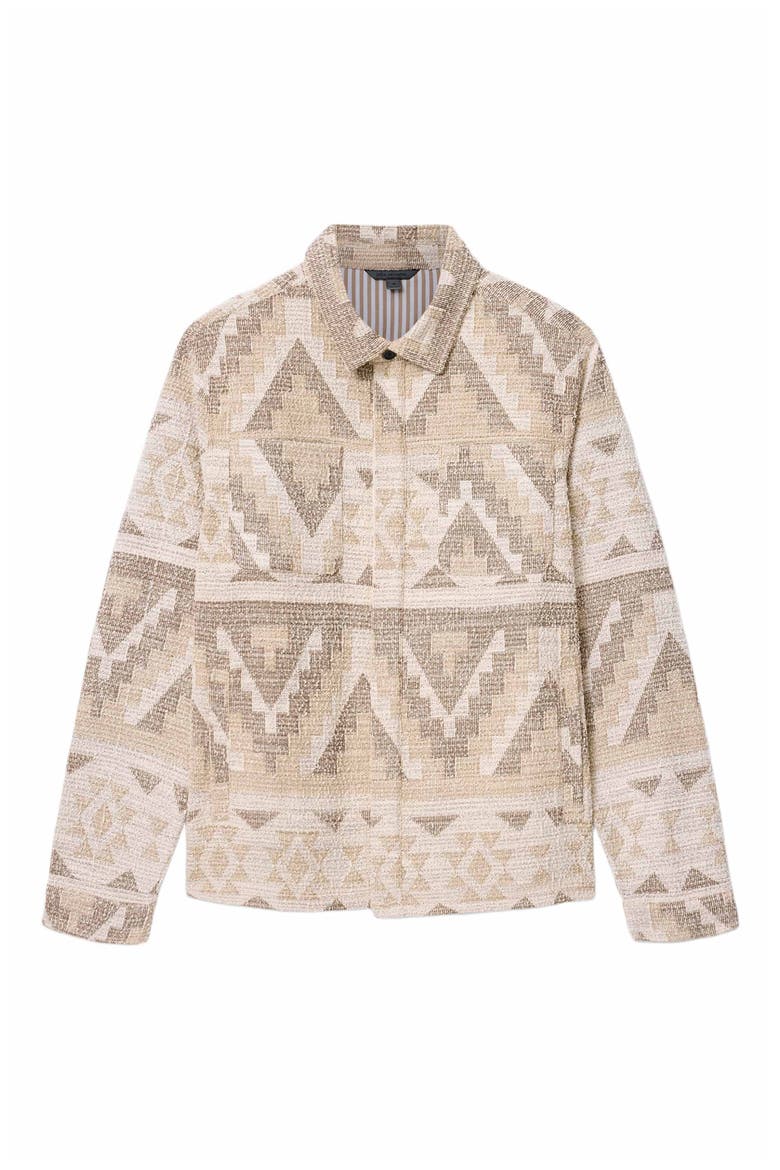 Byrne Geometric Shirt Jacket, Alternate, color, LIGHT KHAKI