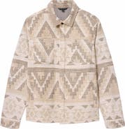 John Varvatos Byrne Geometric Shirt Jacket