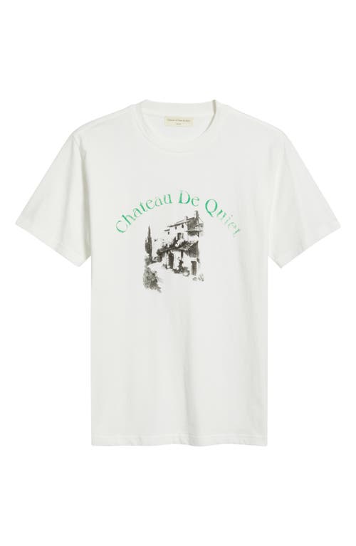 Museum Of Peace And Quiet Museum Of Peace & Quiet Chateau De Quiet Graphic T-shirt In White