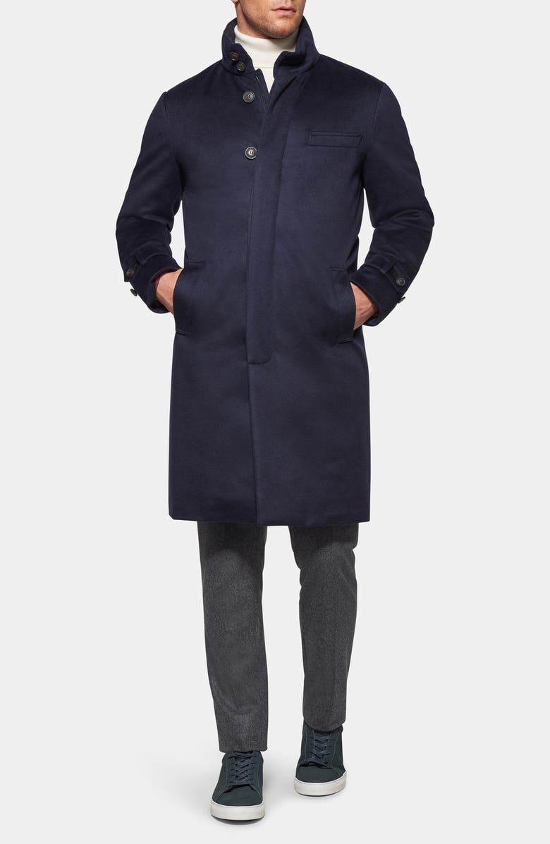 Norwegian Wool Cashmere Waterproof Down Coat, Main, color,