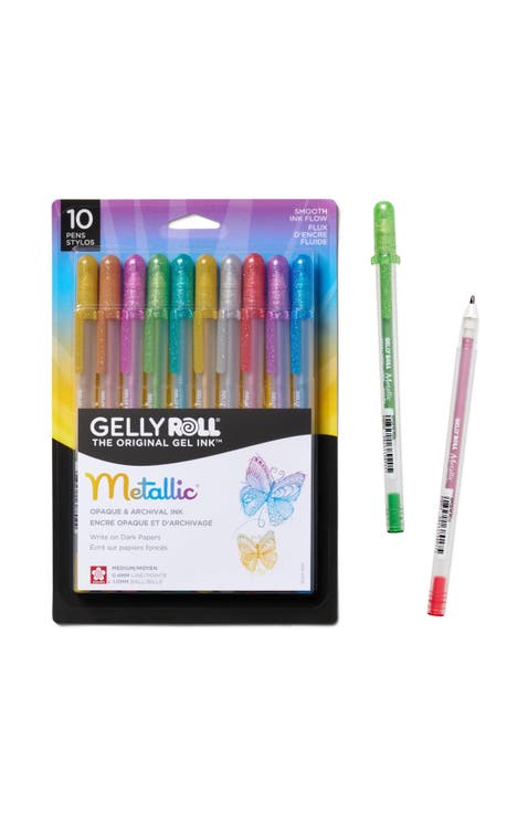 Gelly Roll Metallic Gel Pen 10-Pack (57370)