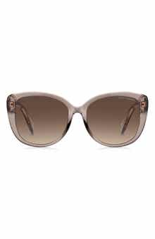 57mm Gradient Cat Eye Sunglasses