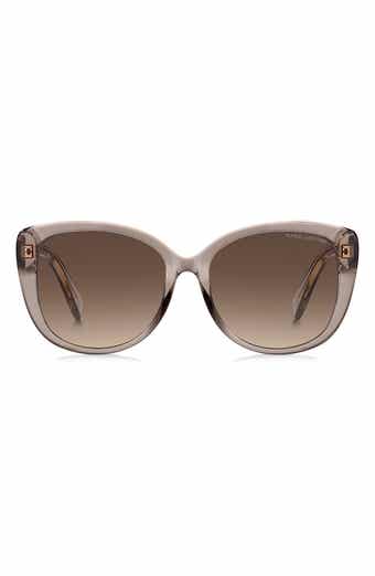 57mm Gradient Cat Eye Sunglasses