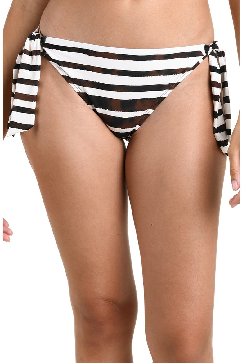 Driftwood Stripe Side Tie Bikini Bottoms video