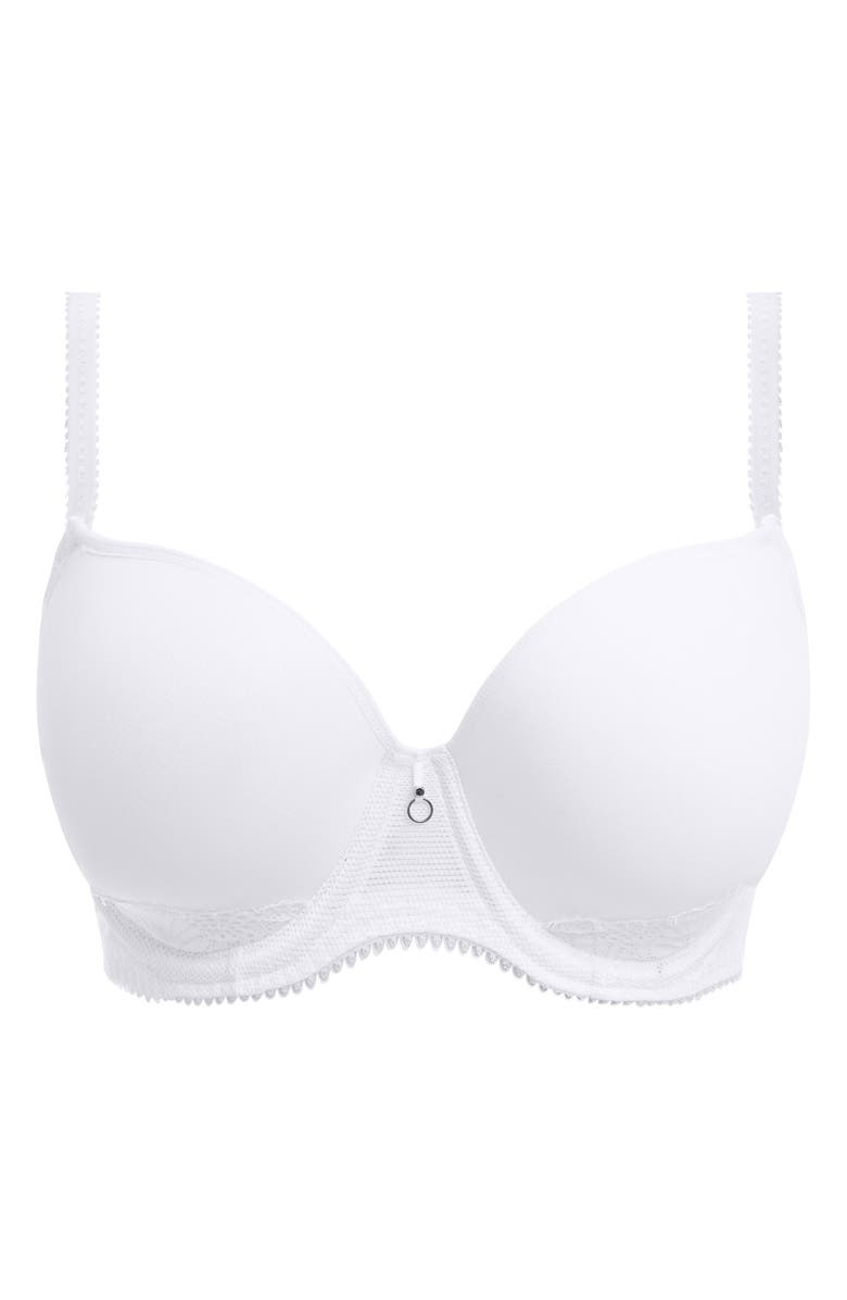 Freya Fascinate Underwire Plunge T-Shirt Bra, Alternate, color, White