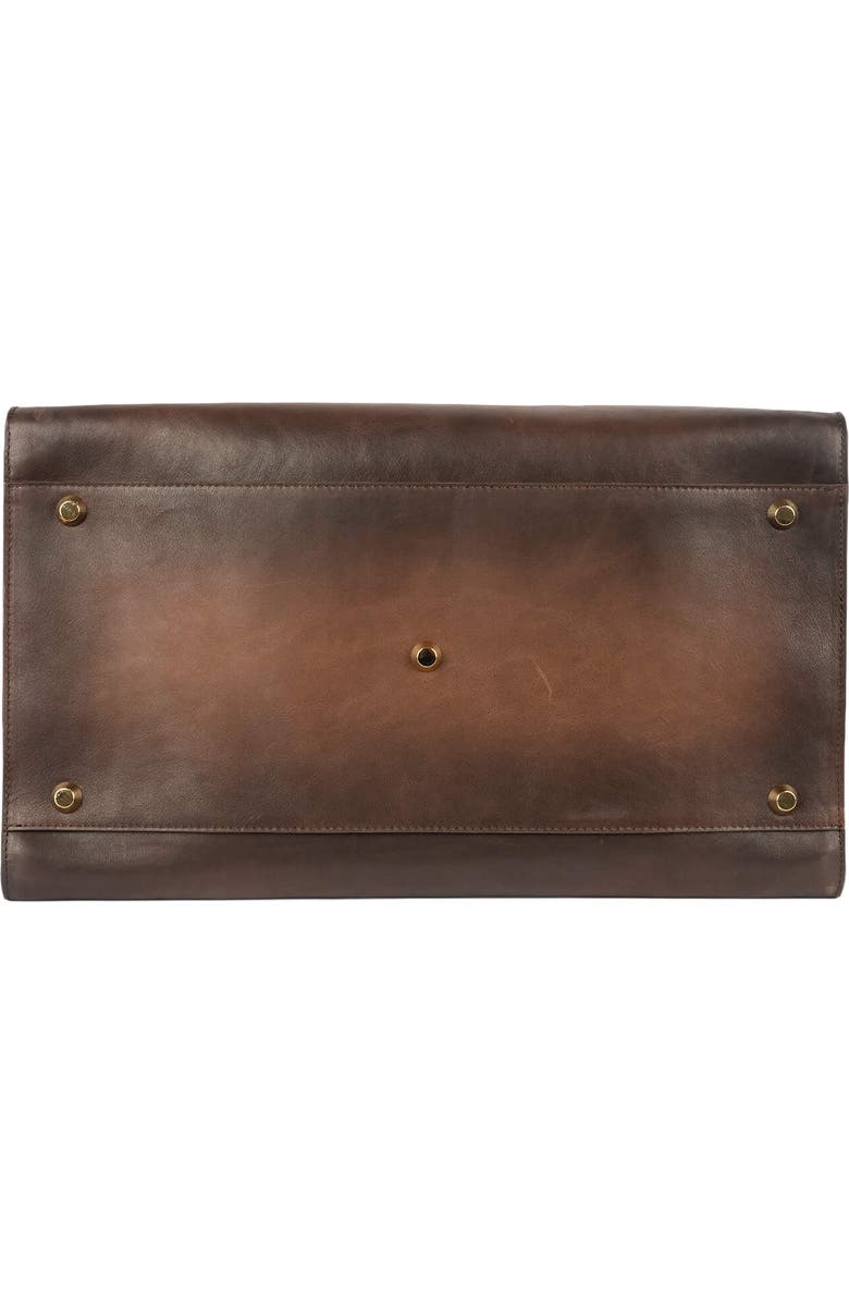 Jeffrey Campbell Cincinnati Satchel, Alternate, color, Dark Brown Ruboff