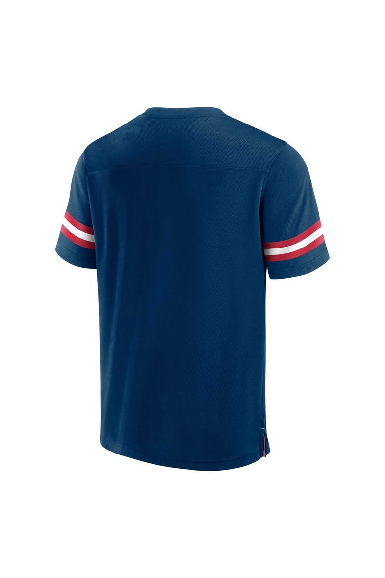 Men's Fanatics Branded  Navy Houston Texans Jersey Tackle V-Neck T-Shirt, Alternate, color, Navy