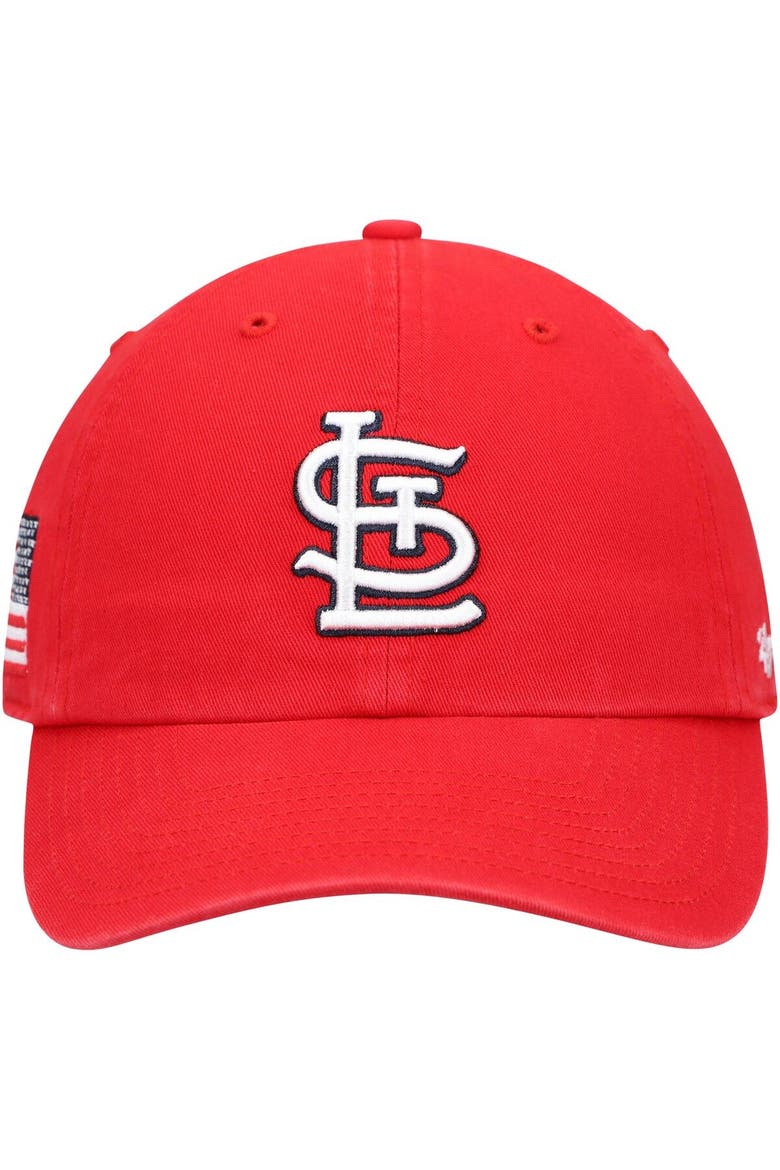 Men's '47 Red St. Louis Cardinals Heritage Clean Up Adjustable Hat, Alternate, color, Red