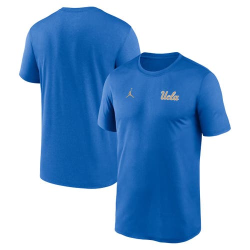 Jordan Brand Blue Ucla Bruins 2025 Sideline Small Logo Legend Performance T-shirt