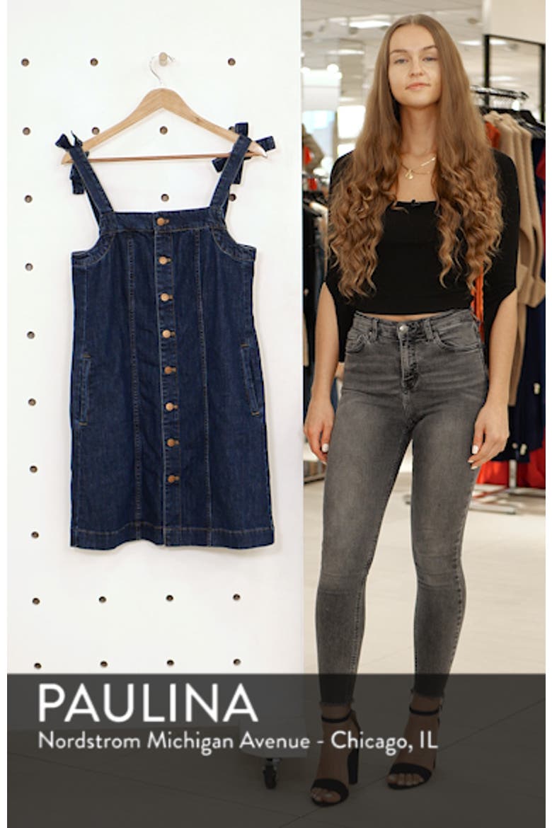 Denim Tie Strap Minidress video