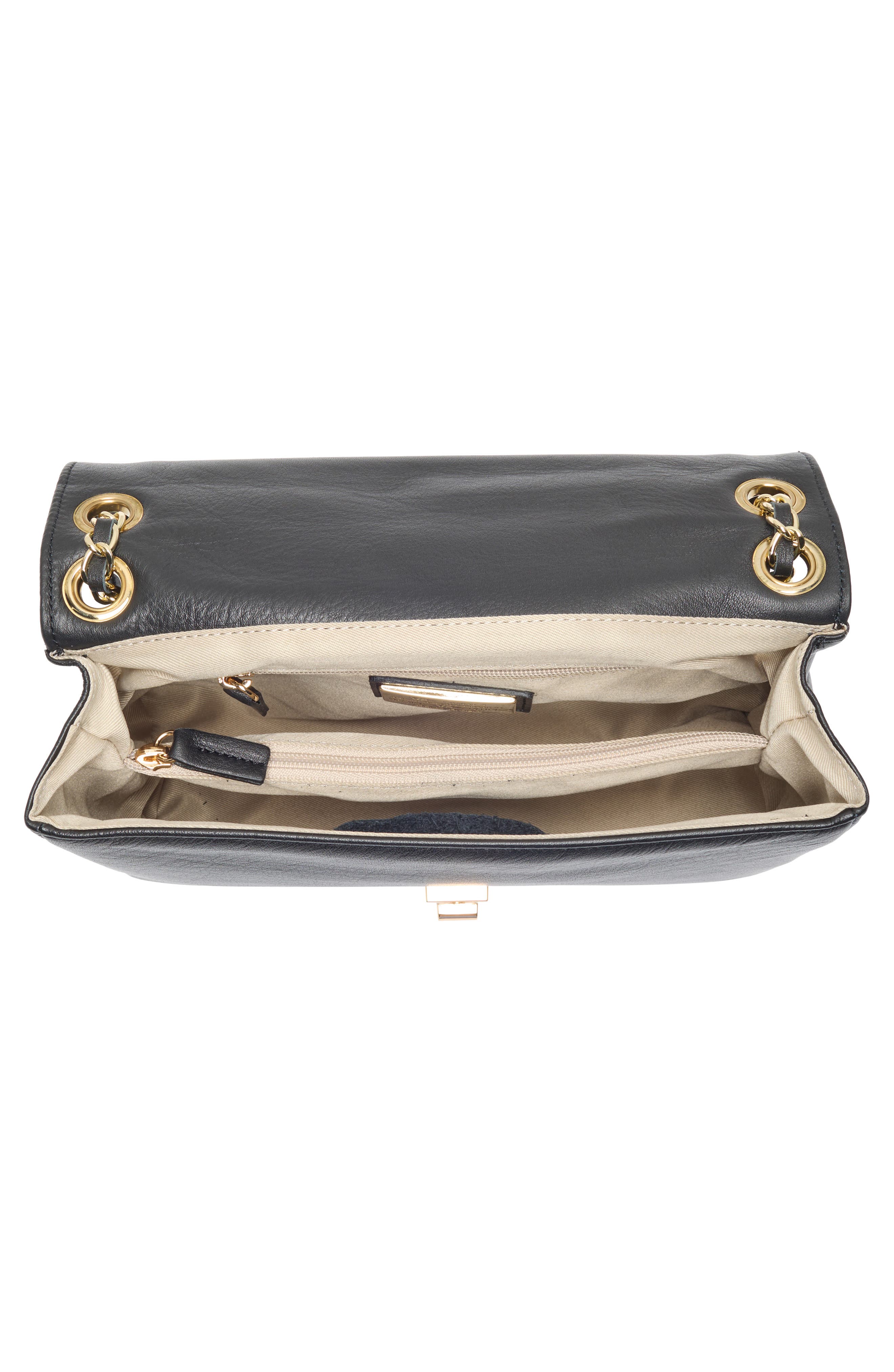 VALENTINO BY MARIO VALENTINO Alice Diamond Leather Tote Bag, Alternate, color, Black