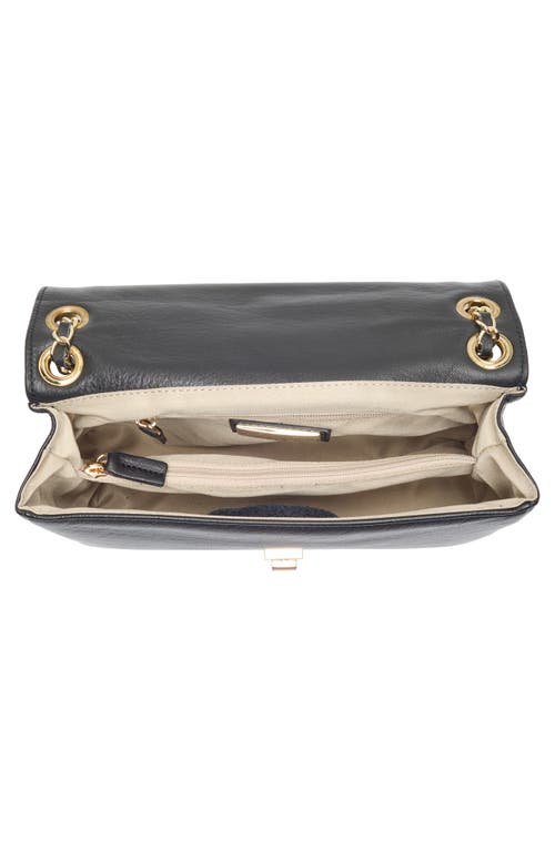 Valentino By Mario Valentino Alice Diamond Leather Tote Bag In Black