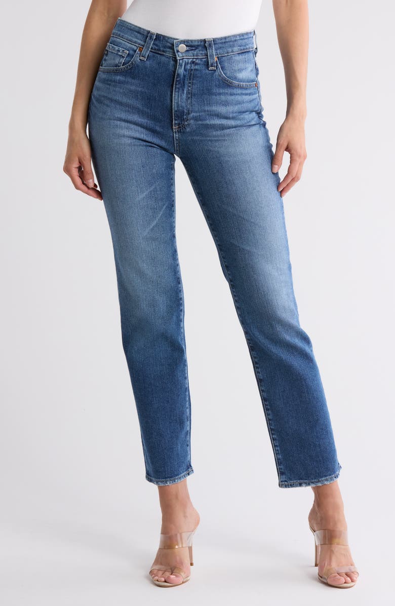 AG Saige Ankle Straight Leg Jeans, Main, color, 