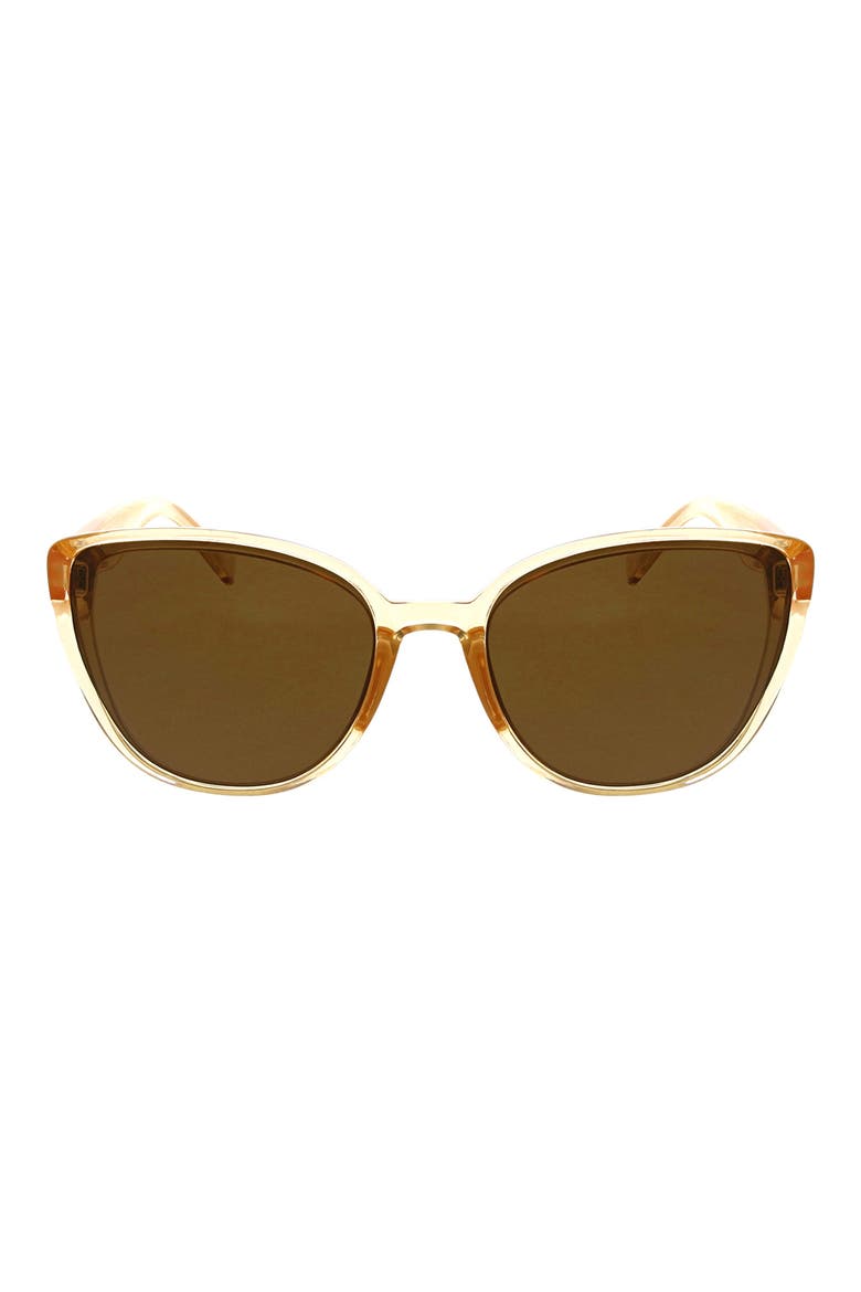 Medium Plastic Cat-Eye Sunglasses, Main, color, SAND