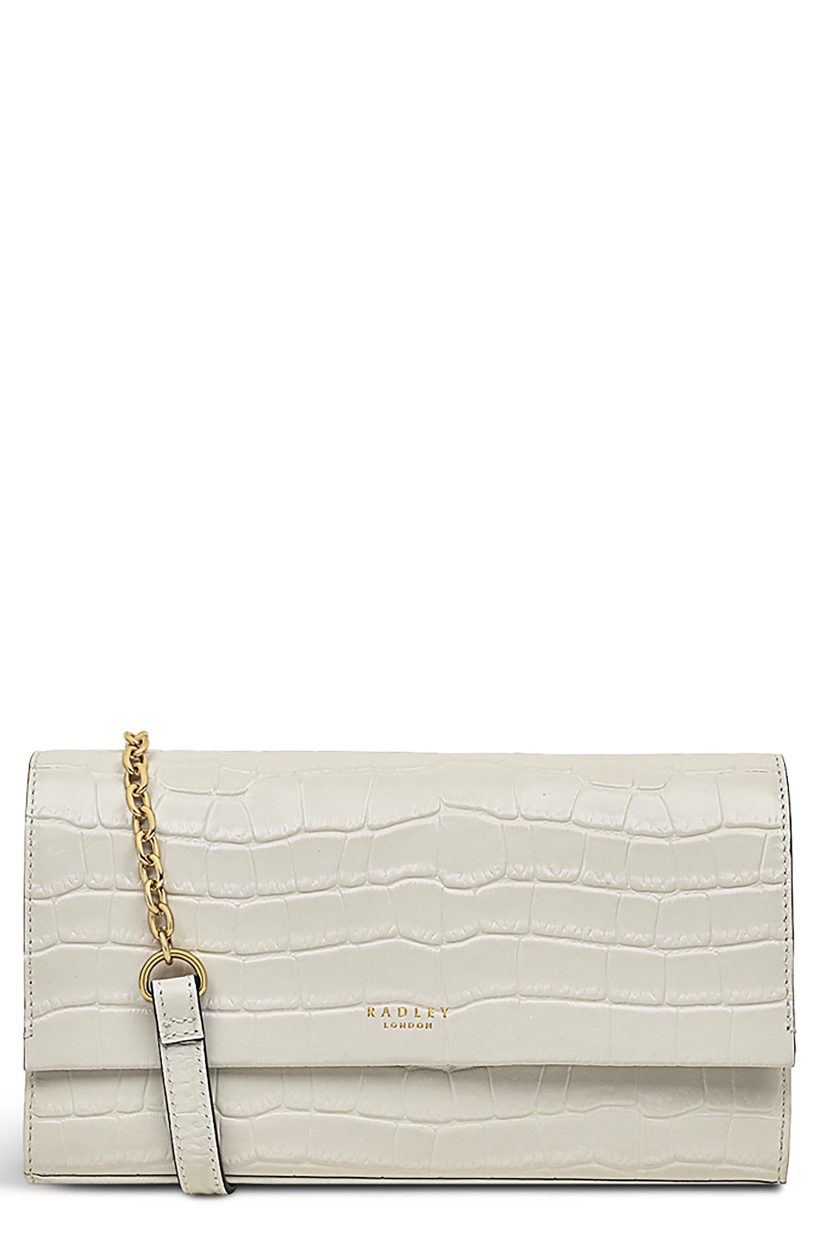 Radley Chancery Row Mini Croc Embossed Leather Crossbody Bag, Main, color, 