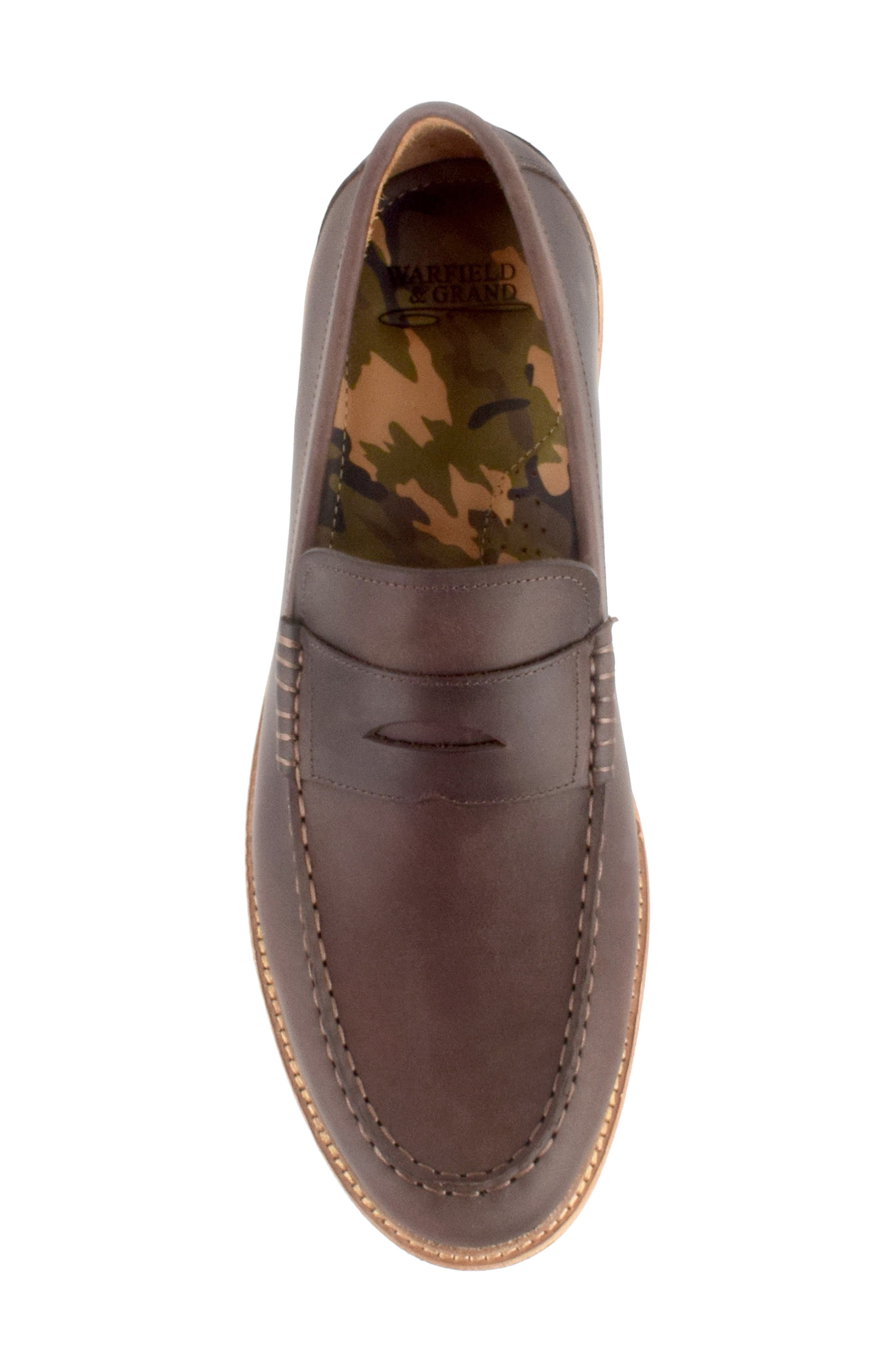Dillinger II Penny Loafer, Alternate, color, DARK BROWN
