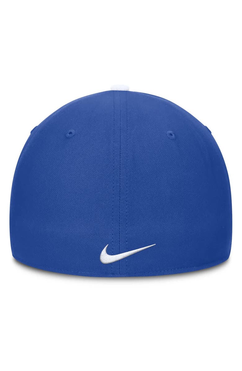 Nike Men's Nike White/Royal Kentucky Wildcats 2025 Sideline Rise Local Performance Flex Hat, Alternate, color, White